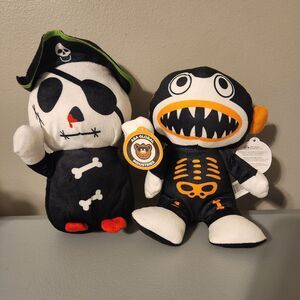 A&A Global Industries Plush Halloween Skeleton Pirate Monkey 9 Inch NWT 2024